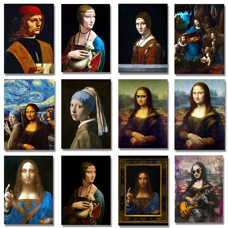 Resin Art Work - ผลงานศิลปะของเลโอนาร์โด ดา วินชี ซัลวาเตอร์ มุนดี โมนา