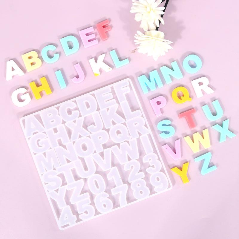 ตัวอักษรอีพ็อกซี่เรซินแม่พิมพ์ - Resin Art Alphabet บทวิจารณ์และราคา