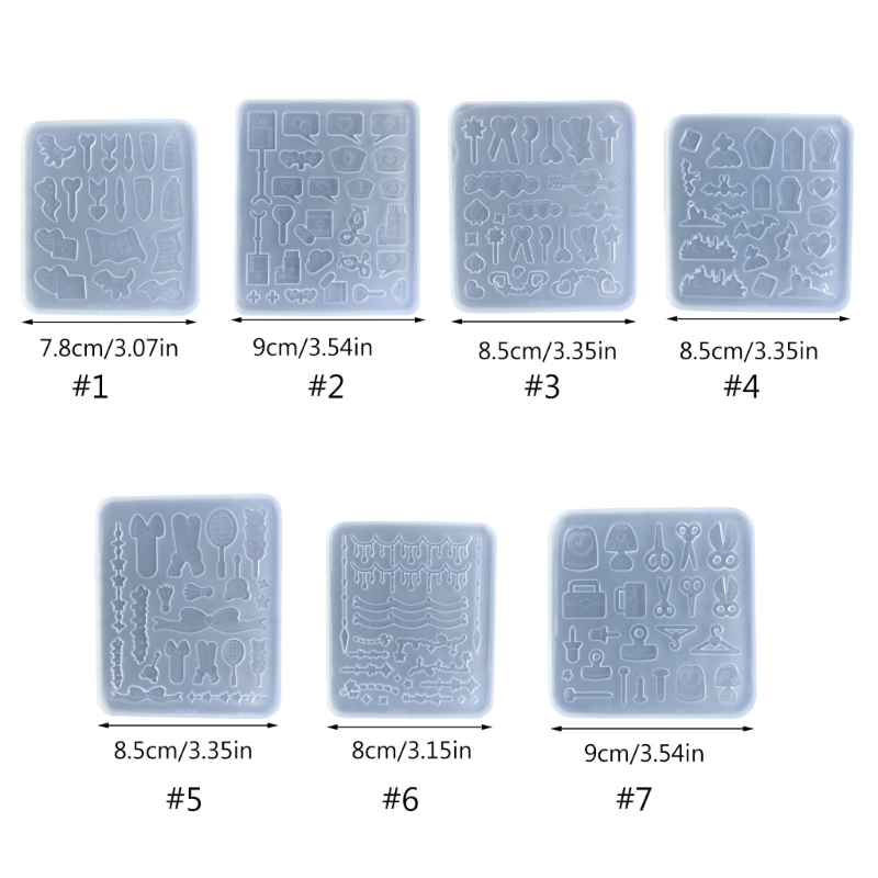 แม่พิมพ์ใส่ R3MC ขนาดเล็กรูปโบ - Resin Art Equipment บทวิจารณ์และราคา