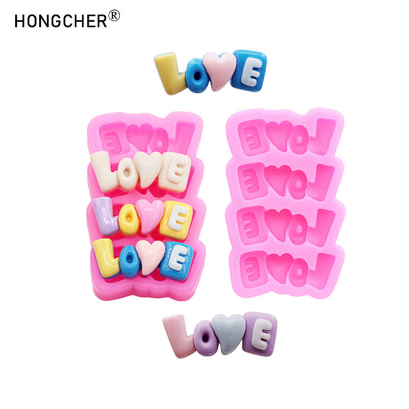แม่พิมพ์ซิลิโคนรูปตัวอักษร LOV - Resin Art Alphabet บทวิจารณ์และราคา