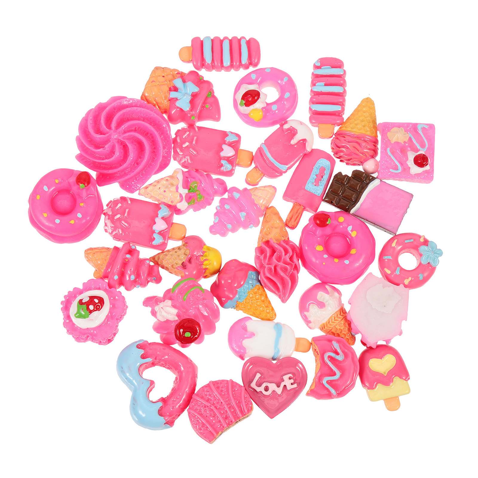 ชุดเครื่องประดับรูปอาหารจิ๋วทำ - Resin Art Case บทวิจารณ์และราคา