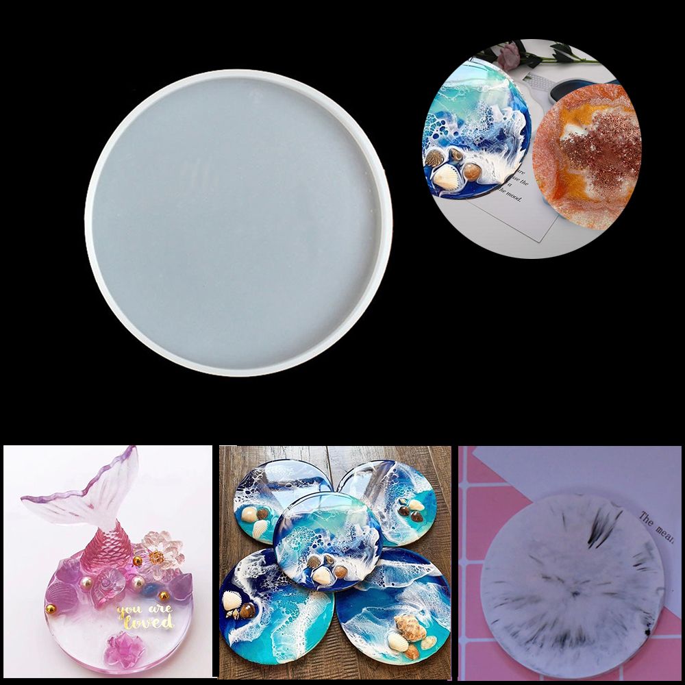 แม่พิมพ์หล่อเรซินถาดรองแก้วทรง - Resin Art Equipment บทวิจารณ์และราคา