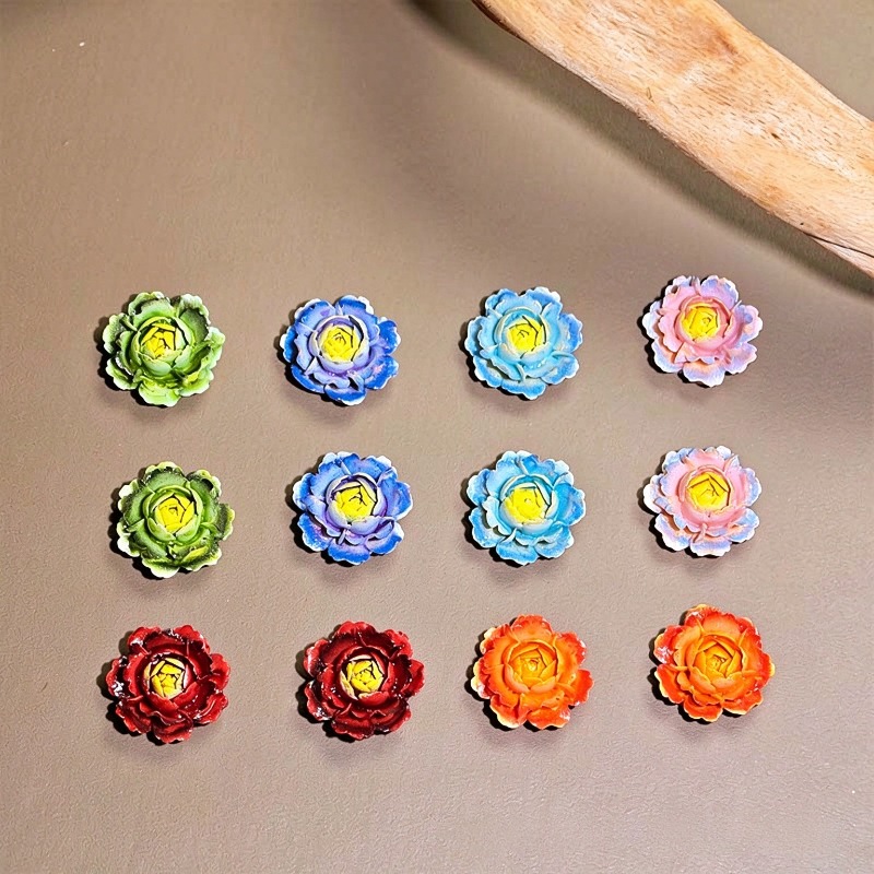 50 ชิ้น คละสี คาโบชองเรซิ่นกุห - Resin Art Rose บทวิจารณ์และราคา