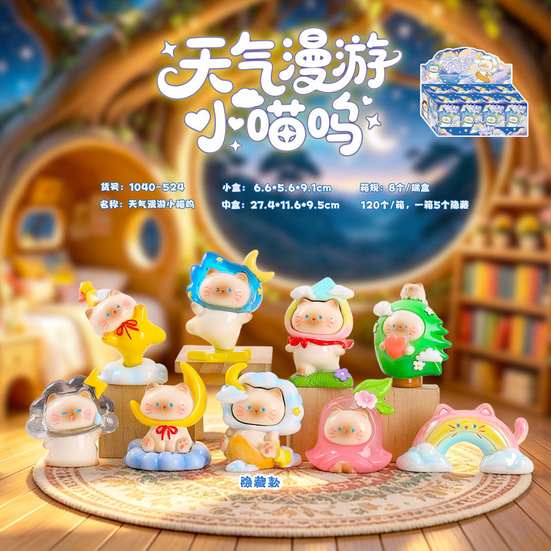 ชุดฟิกเกอร์แมวน่ารัก ซีรีส์ We - Resin Art Case บทวิจารณ์และราคา